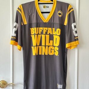 Buffalo Wild Wings Gray and Yellow Jersey